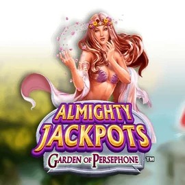 Almighty Jackpots: Garden of Persephone by Novomatic, showcased at spinolocoo.eu – game logo
