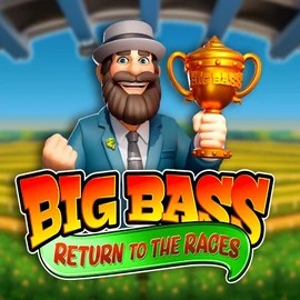 Big Bass Return to the Races logo by Pragmatic Play at Spinoloco Casino