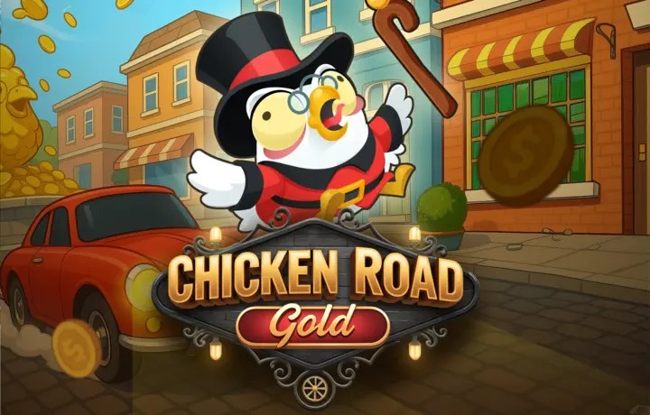 Chicken Road Gold slot icon by InOut, available at Spinoloco Casino