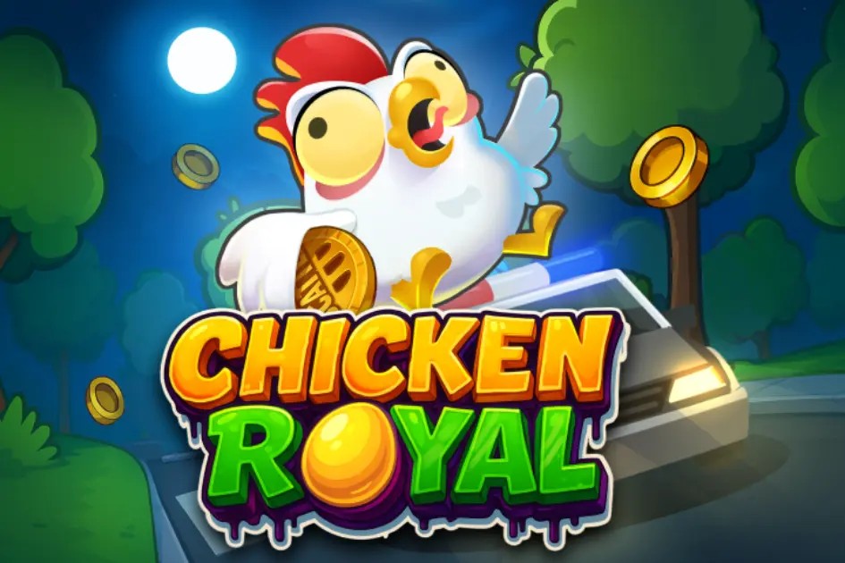 Chicken Royal by InOut, showcased at spinolocoo.eu – game logo