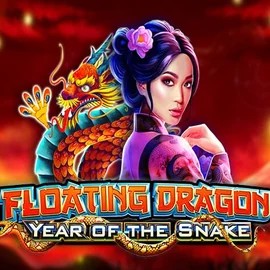 Floating Dragon Year of the Snake online game logo by Pragmatic Play on spinolocoo.eu