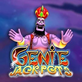 Genie Jackpots slot logo by Blueprint Gaming at Spinoloco Casino