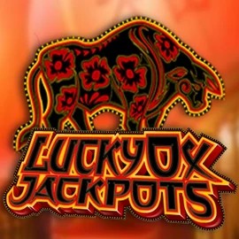 Lucky Ox Jackpots slot logo by Rival at Spinoloco Casino