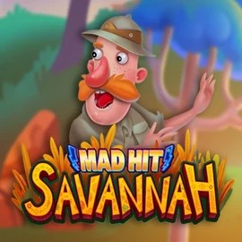 Mad Hit Savannah slot visual from RubyPlay available on spinolocoo.eu