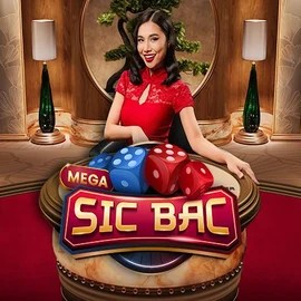 Official Live Casino logo: Mega Sic Bac by Pragmatic Play at Spinoloco Casino