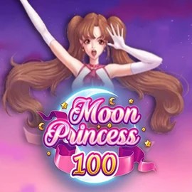Slots logo of Moon Princess 100 from Play'n GO at Spinoloco Casino