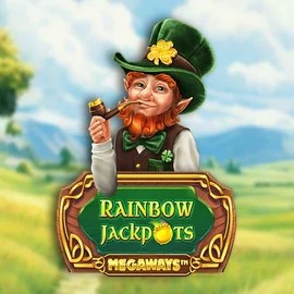 Rainbow Jackpots Megaways logo by Red Tiger Gaming Spinoloco Casino