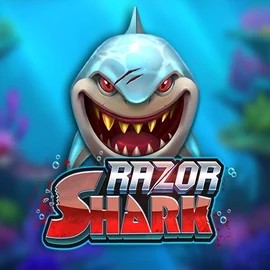 Slots logo of Razor Shark from Push Gaming at Spinoloco Casino