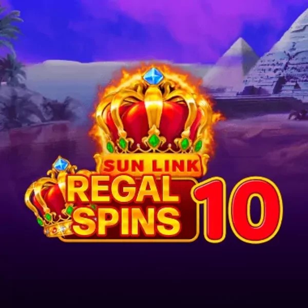Regal Spins 10 game by PatePlay – logo hosted on Spinoloco Casino