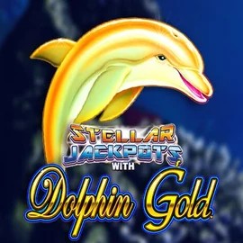 Dolphin Gold with Stellar Jackpots logo by Lightning Box Game Spinoloco Casino