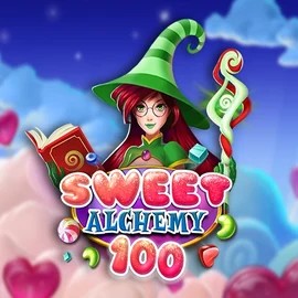Sweet Alchemy 100 slot visual from Play'n GO available on spinolocoo.eu